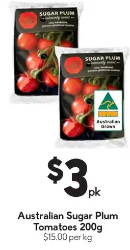 Drakes Australian sugar plum tomatoes offer