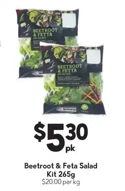 Drakes Beetroot & feta salad kit offer