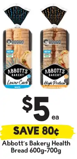 Drakes Abbott's bakery health bread offer