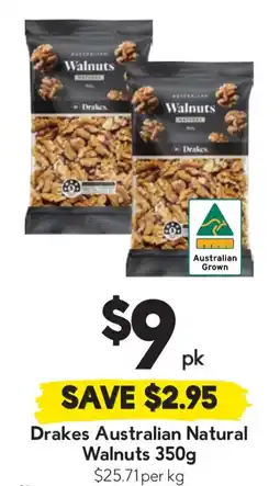 Drakes Drakes australian natural walnuts offer