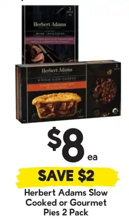 Drakes Herbert adams slow cooked or gourmet pies offer