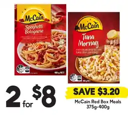 Drakes Mccain red box meals offer