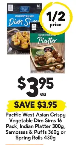 Drakes Pacific west asian crispy vegetable dim sims offer