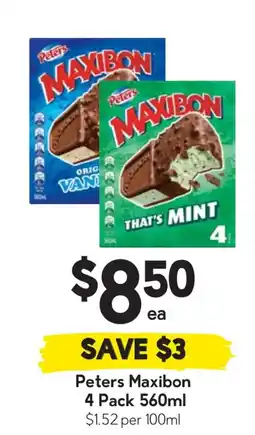 Drakes Peters Maxibon offer