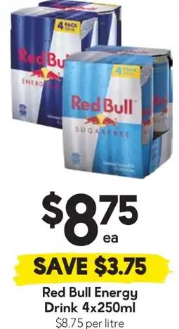 Drakes Red Bull Energy Drink offer
