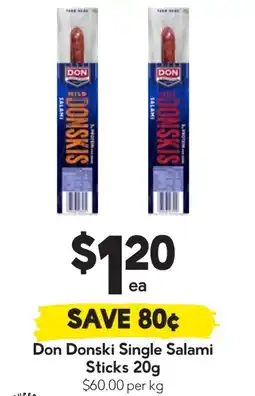 Drakes Don donski single salami sticks offer