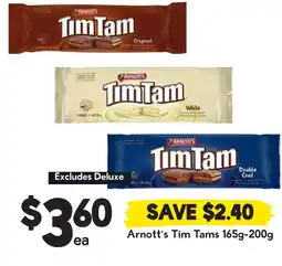 Drakes Arnott's tim tams offer