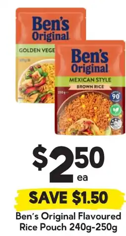 Drakes Ben's original flavoured rice pouch offer