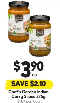 Drakes Chef's garden indian curry sauce offer