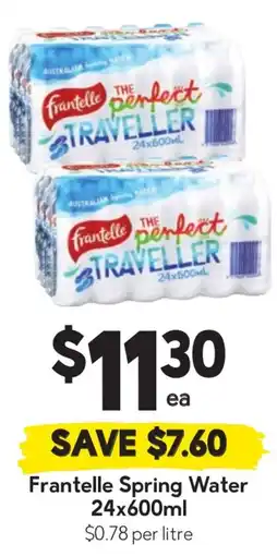 Drakes Frantelle spring water offer
