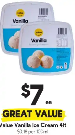 Drakes Value Vanilla Ice Cream offer