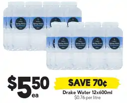 Drakes Drake Water offer