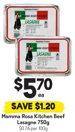 Drakes Mamma Rosa Kitchen Beef Lasagne offer