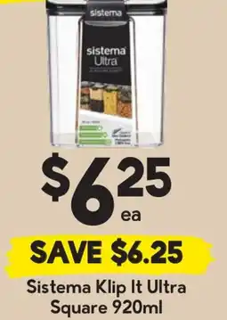 Drakes Sistema Klip It Ultra Square offer