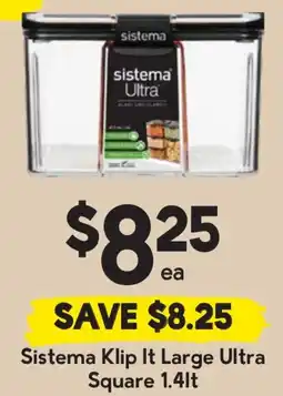 Drakes Sistema Klip It Large Ultra Square offer