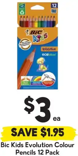 Drakes Bic Kids Evolution Colour Pencils offer