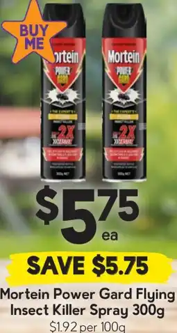 Drakes Mortein Power Gard Flying Insect Killer Spray offer