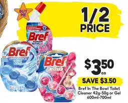 Drakes Bref in the bowl toilet cleaner or gel offer