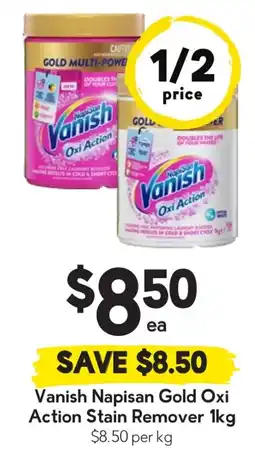 Drakes Vanish napisan gold oxi action stain remover offer