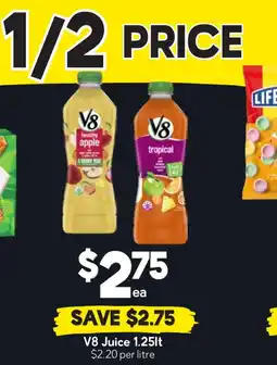 Drakes V8 juice offer