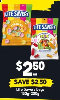 Drakes Life savers bags offer