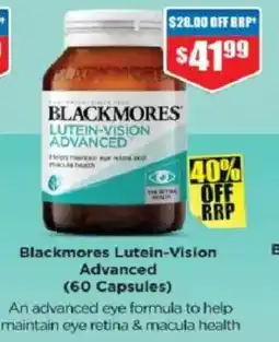 Chemist Warehouse Blackmores lutein-vision advanced offer