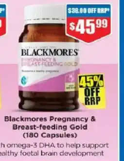 Chemist Warehouse Blackmores pregnancy & breast-feeding gold offer