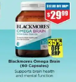 Chemist Warehouse Blackmores omega brain offer