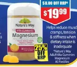 Chemist Warehouse Nature's Way Adult Vita Gummies Magnesium offer