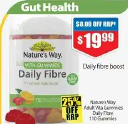 Chemist Warehouse Nature's way vita gummies daily fibre offer