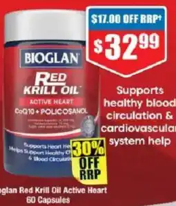 Chemist Warehouse Bioglan Red Krill Oil Active Heart offer