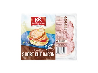 Foodworks Kr castlemaine short cut rindless bacon 630g offer