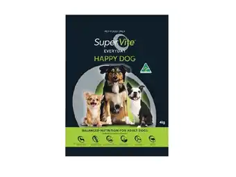 Supervite everyday happy dog food 4kg