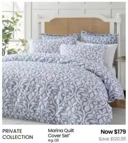 Myer Marina Quilt Cover Set offer