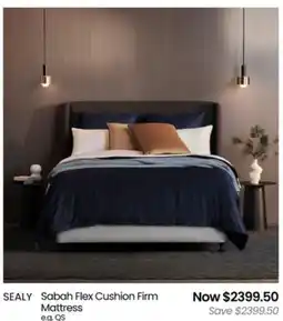 Myer Sealy sabah flex cushion firm mattress offer