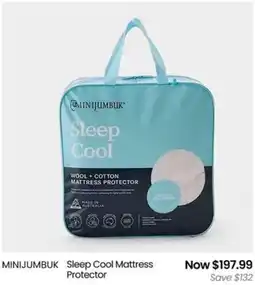 Myer Minijumbuk sleep cool mattress protector offer