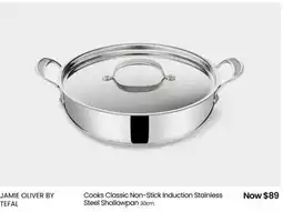 Myer Cooks classic non-stick induction stainless steel shallowpan offer