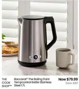 Myer Baccarat the boiling point tempcontrol kettle stainless steel offer