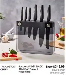 Myer Baccarat id3 black samurai sakai 7 offer