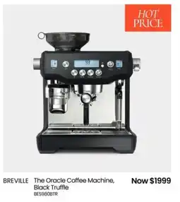 Myer BREVILLE The Oracle Coffee Machine, Black Truffle offer