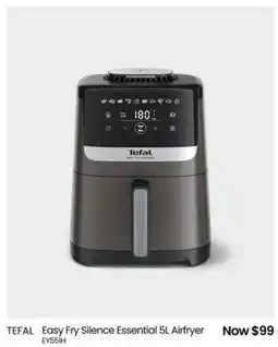 Myer TEFAL Easy Fry Silence Essential Airfryer offer