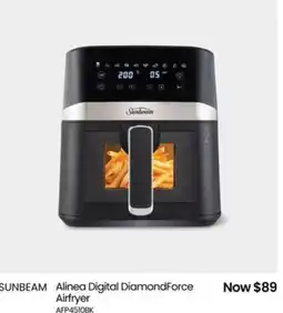 Myer Sunbeam sunbeam alinea digital diamondforce airfryer offer