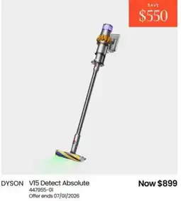 Myer Dyson v15 detect absolute offer