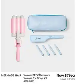 Myer Mermade hair waver pro or waves for days kit offer