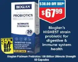 Chemist Warehouse Bioglan probiotics ultimate strength offer