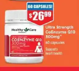 Chemist Warehouse Healthy care ultra strength coenzyme q10 offer
