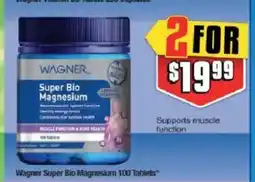 Chemist Warehouse Wagner super bio magnesium offer