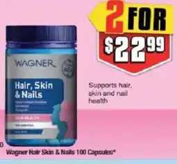Chemist Warehouse Wagner hair, skin & nails offer