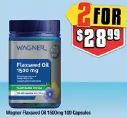 Chemist Warehouse Wagner flaxseed oil 1500 mg offer
