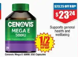 Chemist Warehouse Cenovis mega e 500iu offer